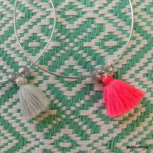 Necklace "Magic Pom Pom" Silver 925