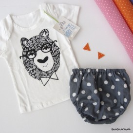 Tee and Bloomers for baby boy or girl