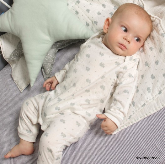 Lamb Star Print Babygrow