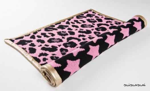 Coperta del bambino, coperta di stampa leopardo, stella coperta,