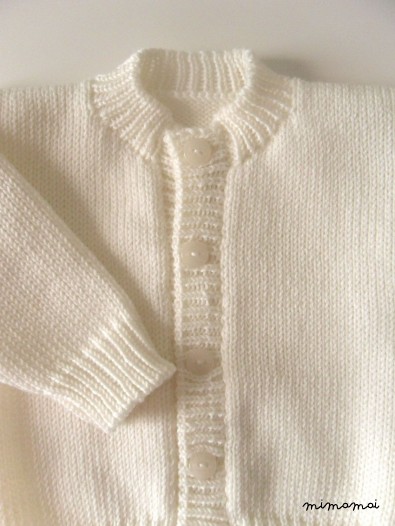 Baby Cream Knitted Cardigan