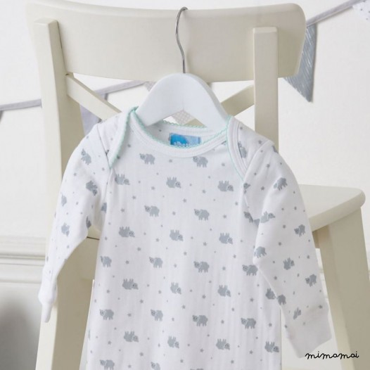 Lamb Star Print Babygrow