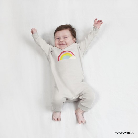 Mum and Baby Rainbow Pyjamas