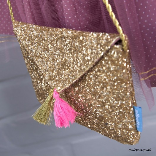 Gold Glitter Bag