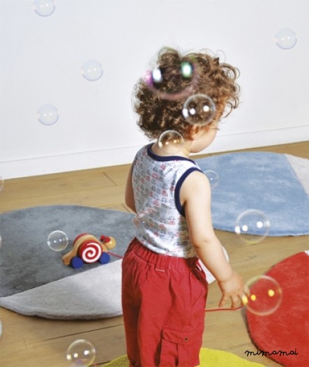 Tapis b&eacute;b&eacute; (80x85cm) - STONE GREY