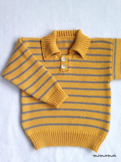 Childrens Knit Jumper/Baby Knitted Jumper/Mustard Knitted Jumper