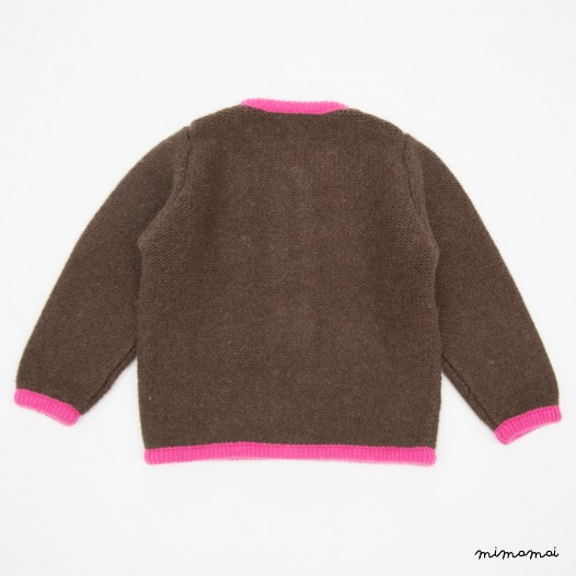 Oktoberfest Cardigan - Brown