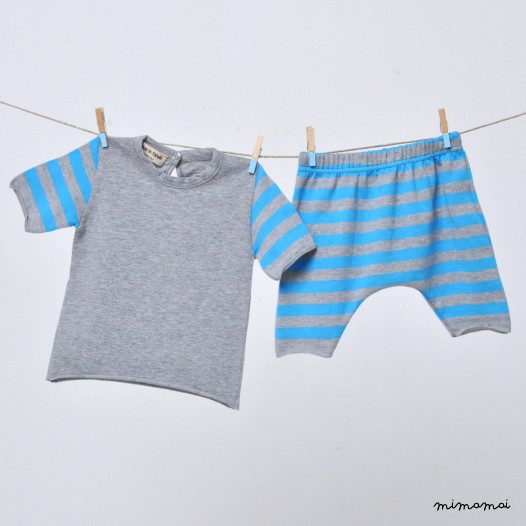 Pantalone Cannella Nebbia Celeste
