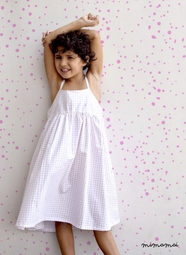 Pink flower dress