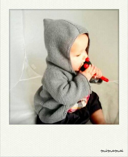 Baby cardigan, baby clothes, baby gift, pixie, Pixie hooded baby cardigan