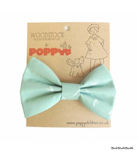Bow Clip in Sage Make A Wish