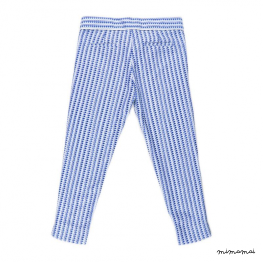 Long Pants blue and white