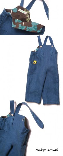 Linen overalls