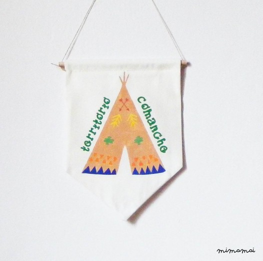 Comanche Territory WALL BANNER .