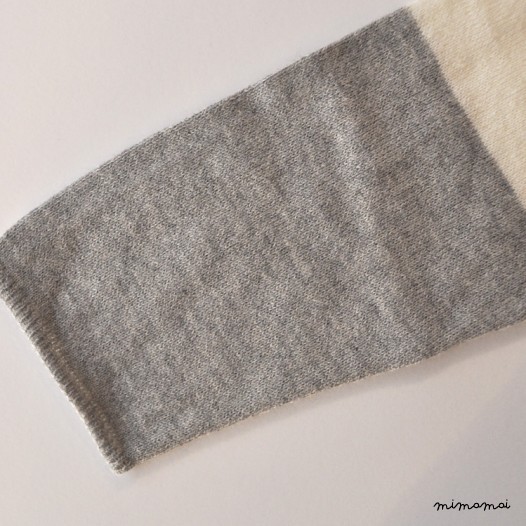 Pull "Viola" Latte / Nebbia