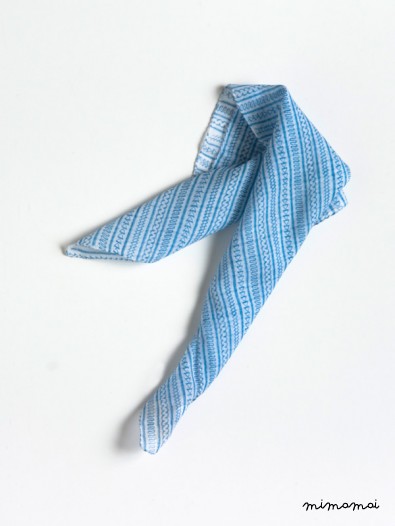 Fabri Square scarf blue