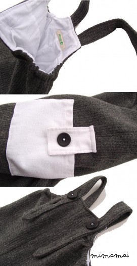 Wool dungarees