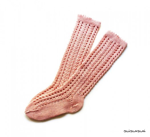 Babies/Children's cotton knee-high Lace Socks