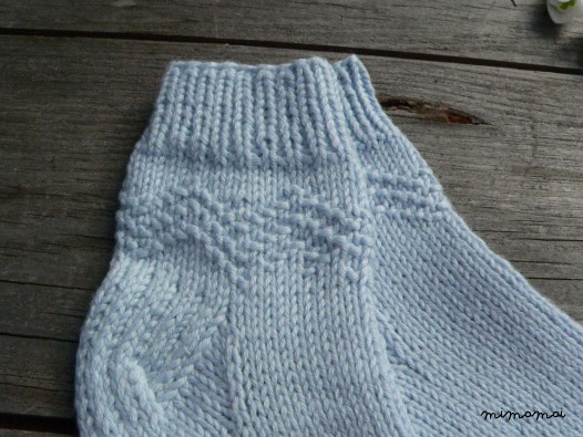 Baby socks - hand knit baby cotton socks - newborn socks