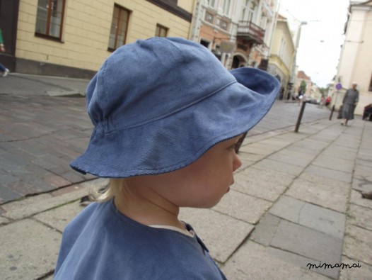 Natural cord occacional girl's hat