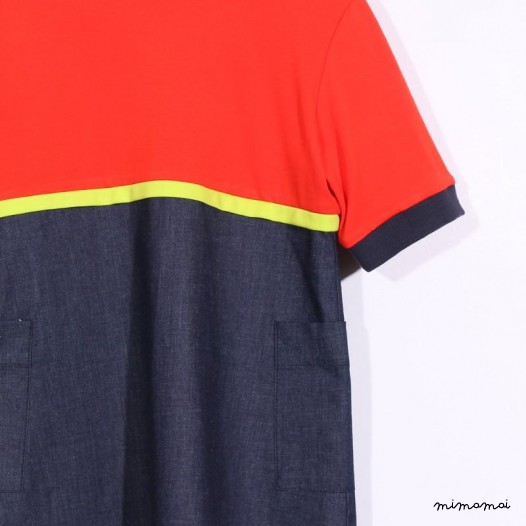 Sweater Dress neon orange