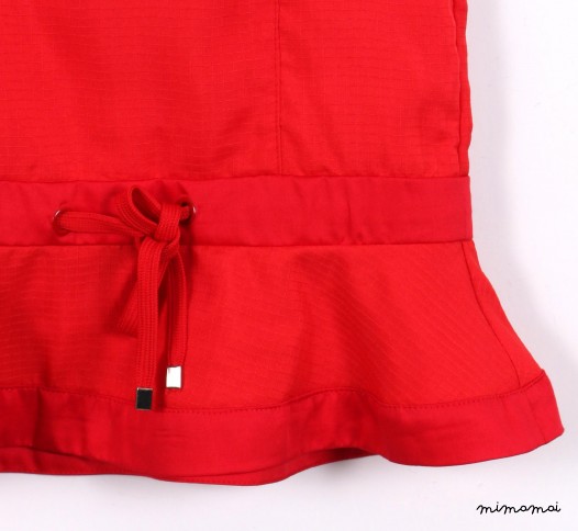 Sporty Peplum Top