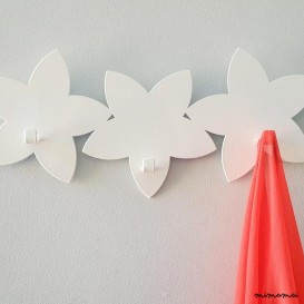 Percha 3 Flores