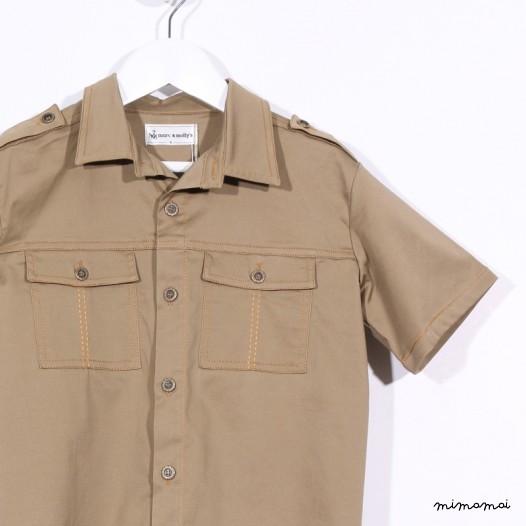 Short-sleeved Hunting Shirt khaki