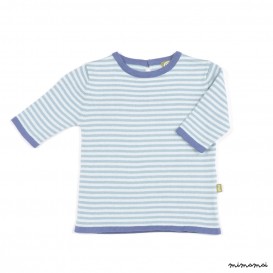 Dottie Top Teal Stripe