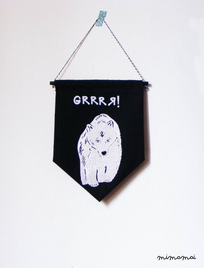 Polar Bear Wall Banner