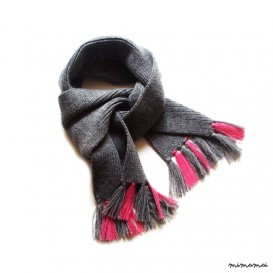 Babies/Children's Virgin wool scarf with Fringe/toddler scarf/fringe scarf/chunky scarf