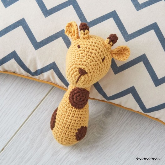 Crochet Giraffe Rattle