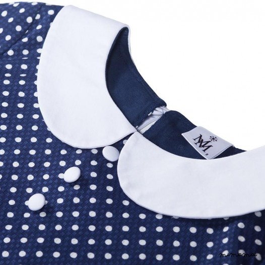 Heart Pocket Dress small dots