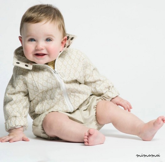 Jacket baby unisex in beige