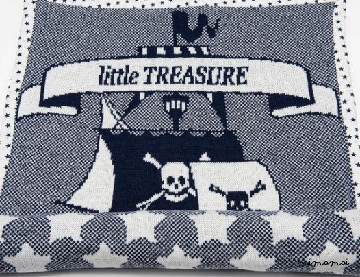 Coperta del bambino di personalizzati, personalizzati Baby Blanket, vivaio di nave pirata