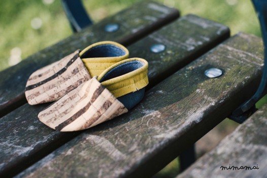 Baby moccasins cork