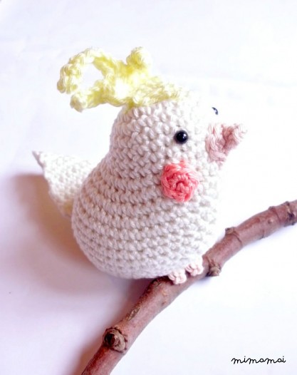 Cockatiel, crochet animal