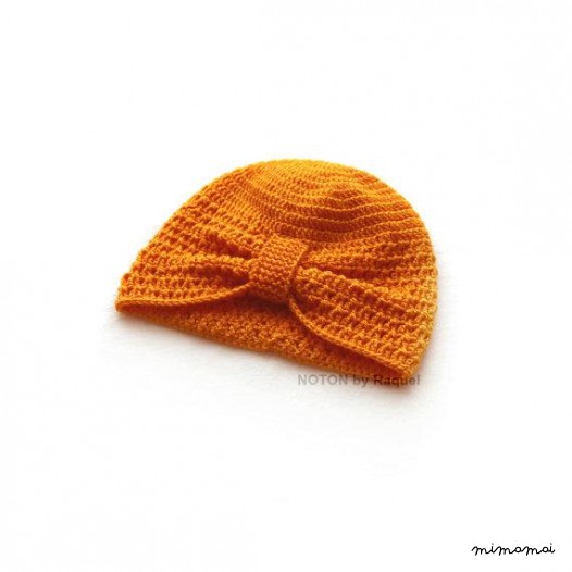 Babys uncinetto cappello, cappello turbante, bambino turbante