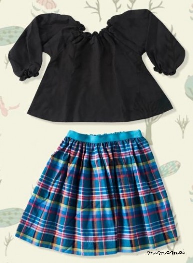 Full check skirt