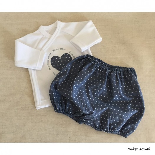 Conjunto cruzado con short Cuore