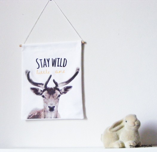 Wall Banner STAY WILD