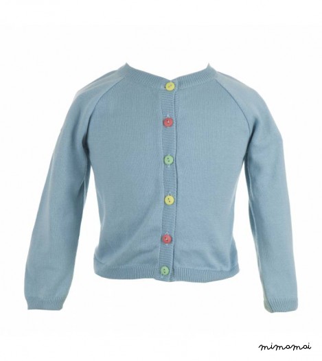 Classic Cardigan in Sky Blue