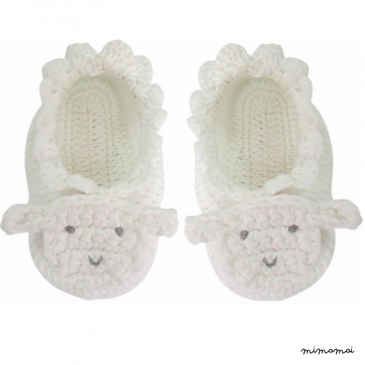 Crochet Lamb Booties