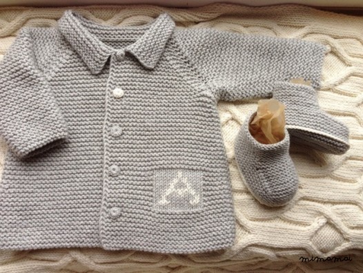 Jumper sweater with personalised letter