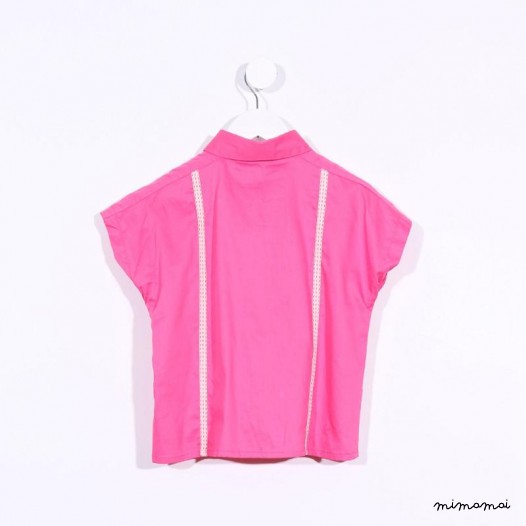 Suspenders Shirt pink