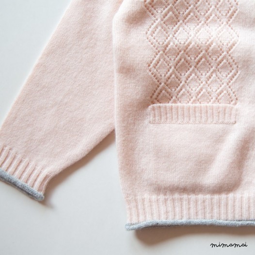 Ajour Cardigan with Bow