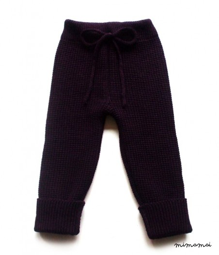 Babies/Children's/Toddlers Virgin wool round neck sweater and pants set