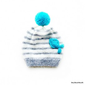 Boys Blue Fish Beanie