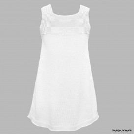 Lace Tunic Dress White
