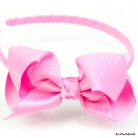 Bow Headband Pink